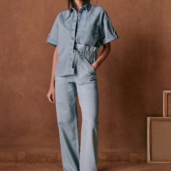 Sezane Pants - Sezane Anthon Trousers FR36